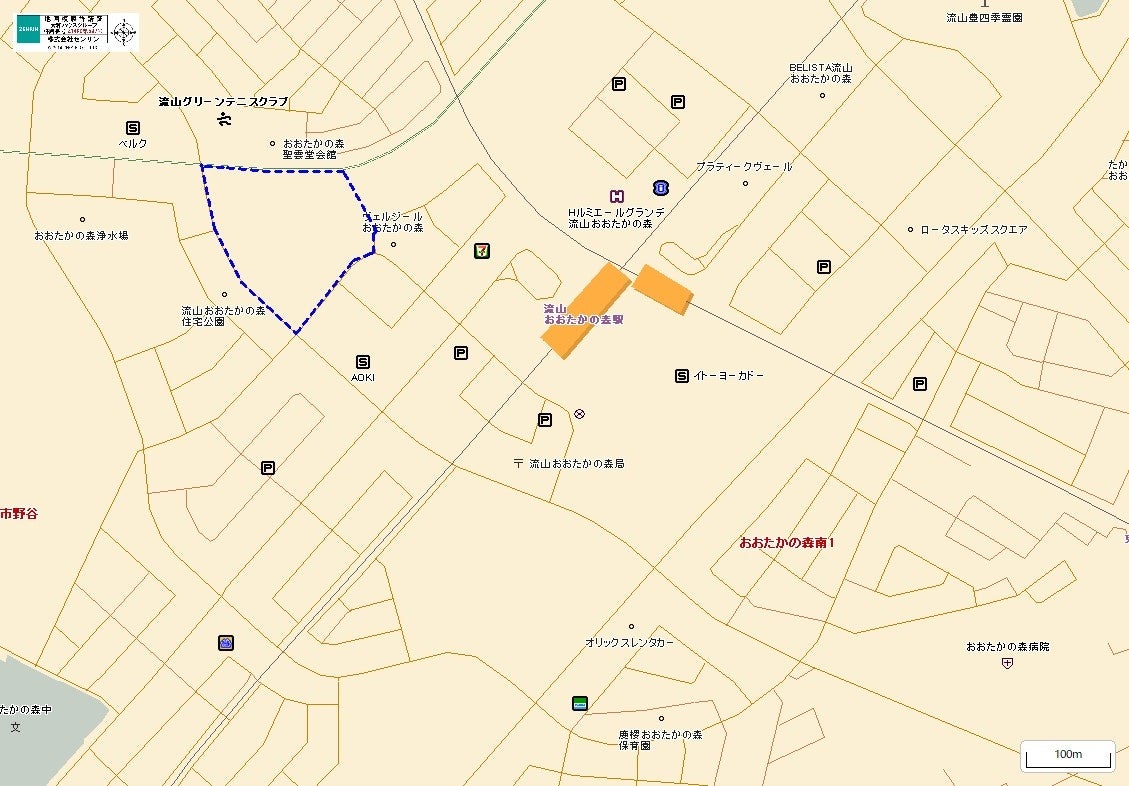 【 「コトエ流山おおたかの森」地図 】