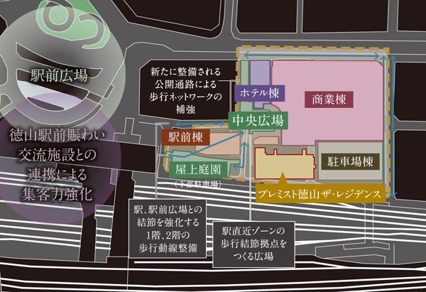 徳山駅前地区市街地再開発事業・計画概要