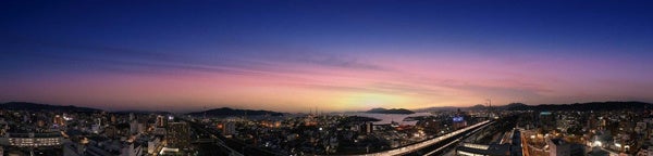 眺望写真　現地高さ57m(18階相当)より2021年10月に撮影したものに一部CG処理を施したものです。