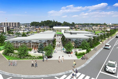 「ブランチ守谷」完成予想パース※イメージであり実際とは異なる場合があります。