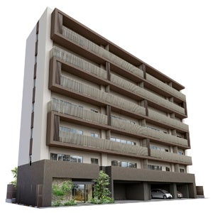 『コスモグラシア内神田』外観完成予想図