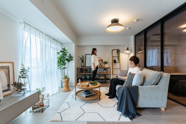 「バルコニストの家（メロディーハイム中津5番館）」リビング・ダイニング