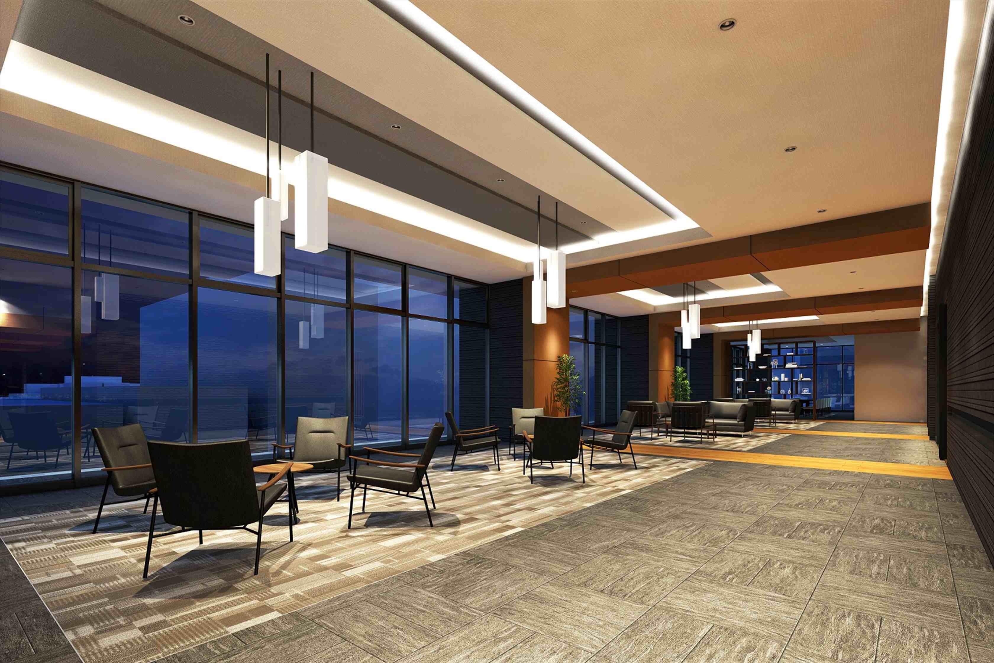 「ザ・福井タワー」エントランスラウンジ