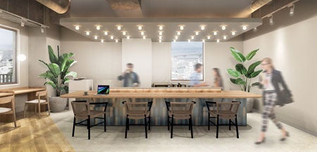 『MID POINT幡ヶ谷』ラウンジ完成予想イメージ