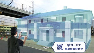 【QRコードから3D映像の表示】