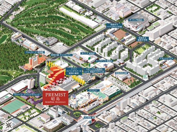 【物件周辺イラストマップ】