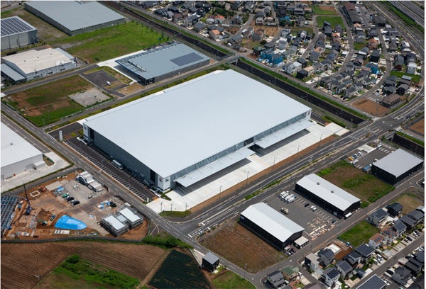 倉庫外観（空撮写真）