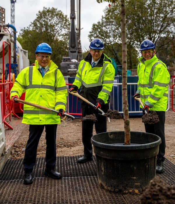 【2023年10月26日に実施した起工式の様子】