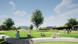 芝生広場イメージパース