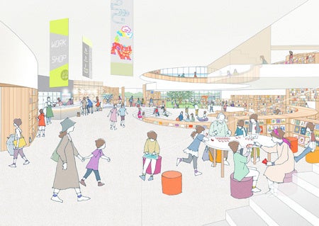 完成イメージ屋内パース　（イメージであり実際とは異なる場合があります）