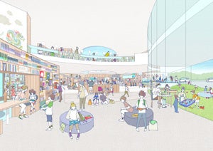 完成イメージ屋内パース　（イメージであり実際とは異なる場合があります）