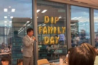 懇親会 社長冨田より挨拶