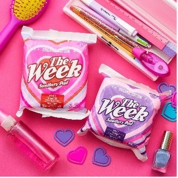 カラフルなオーガニックナプキン