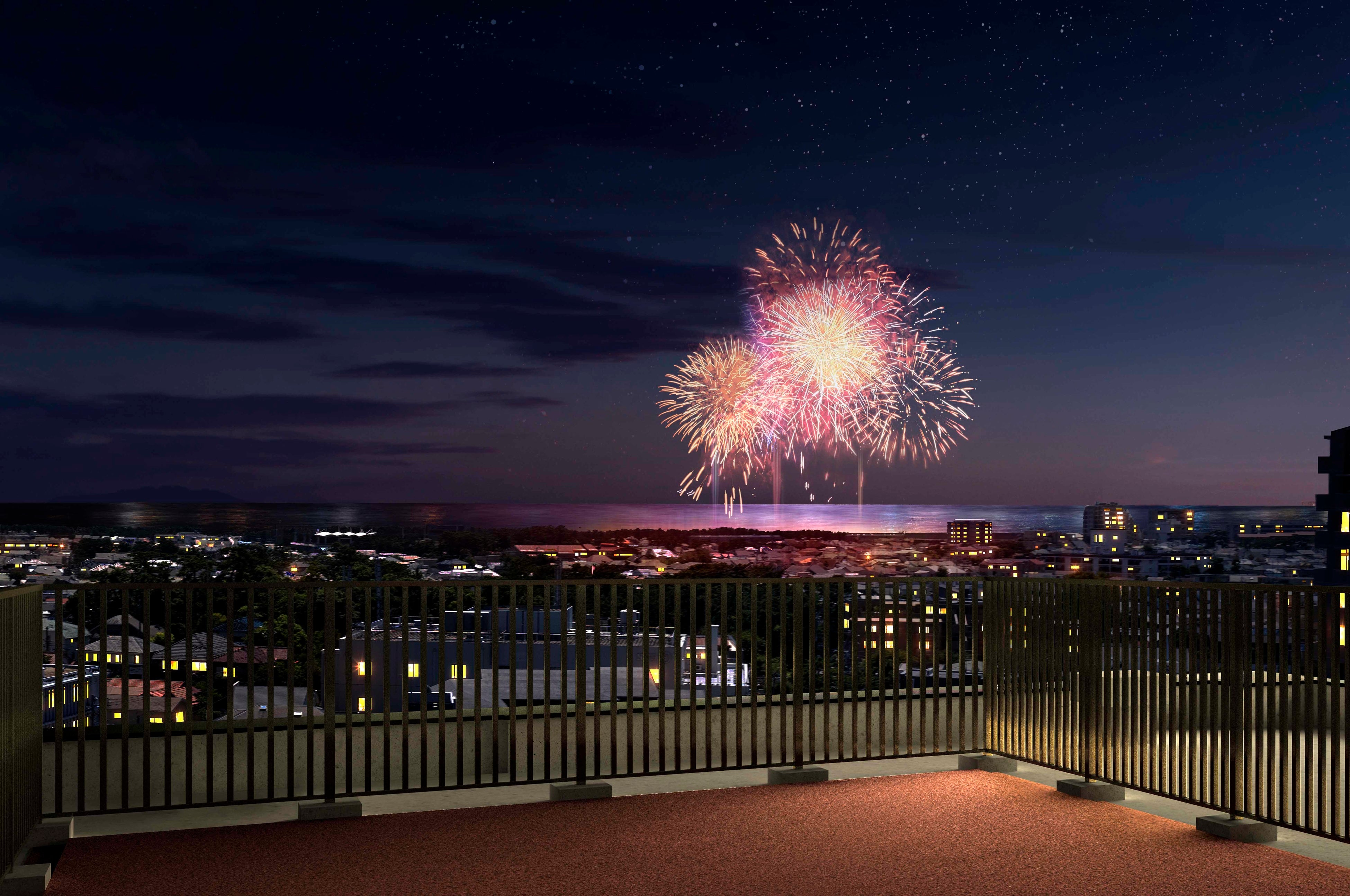 屋上デッキからの眺望（イメージ）