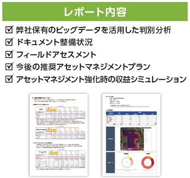 図:レポートに含まれる主な内容