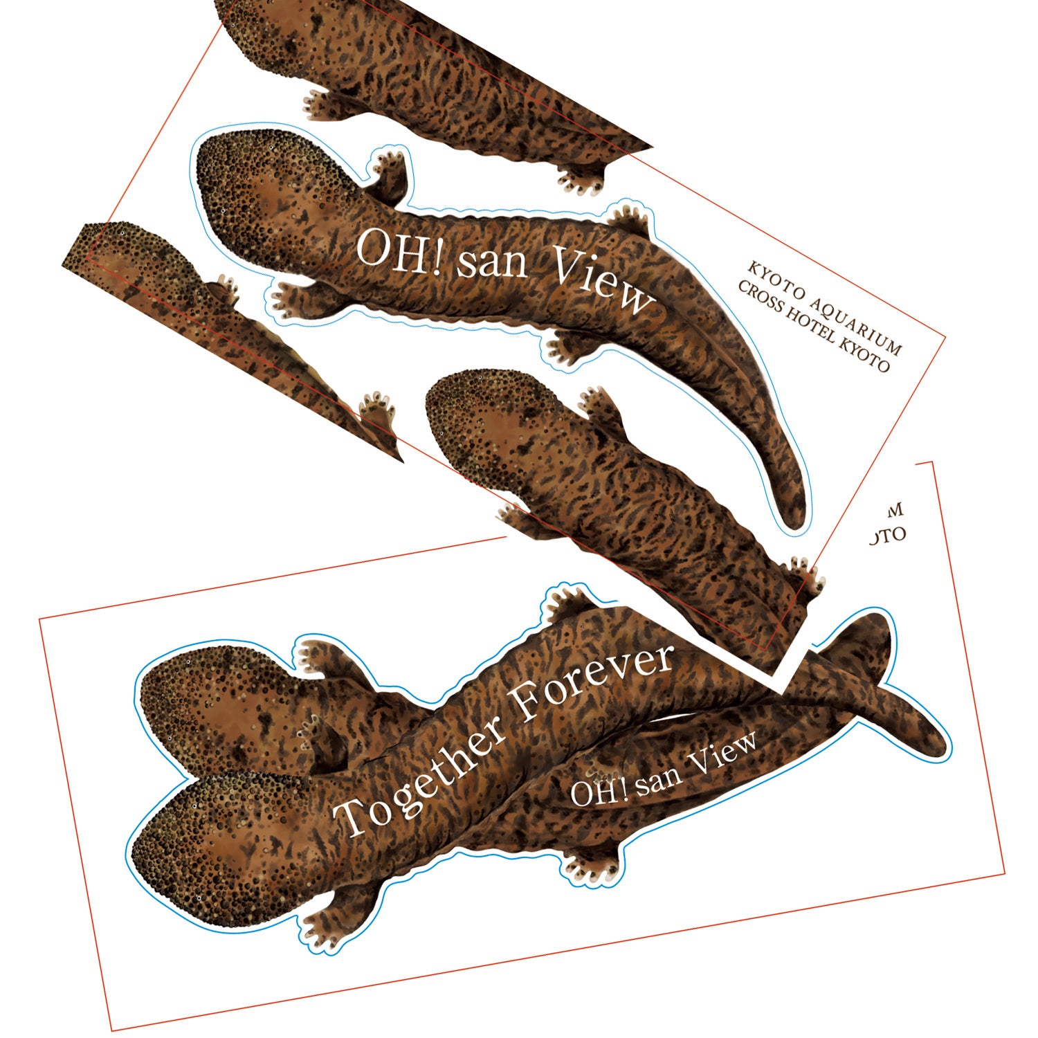 OH! san View Room 記念ステッカー（イメージ）