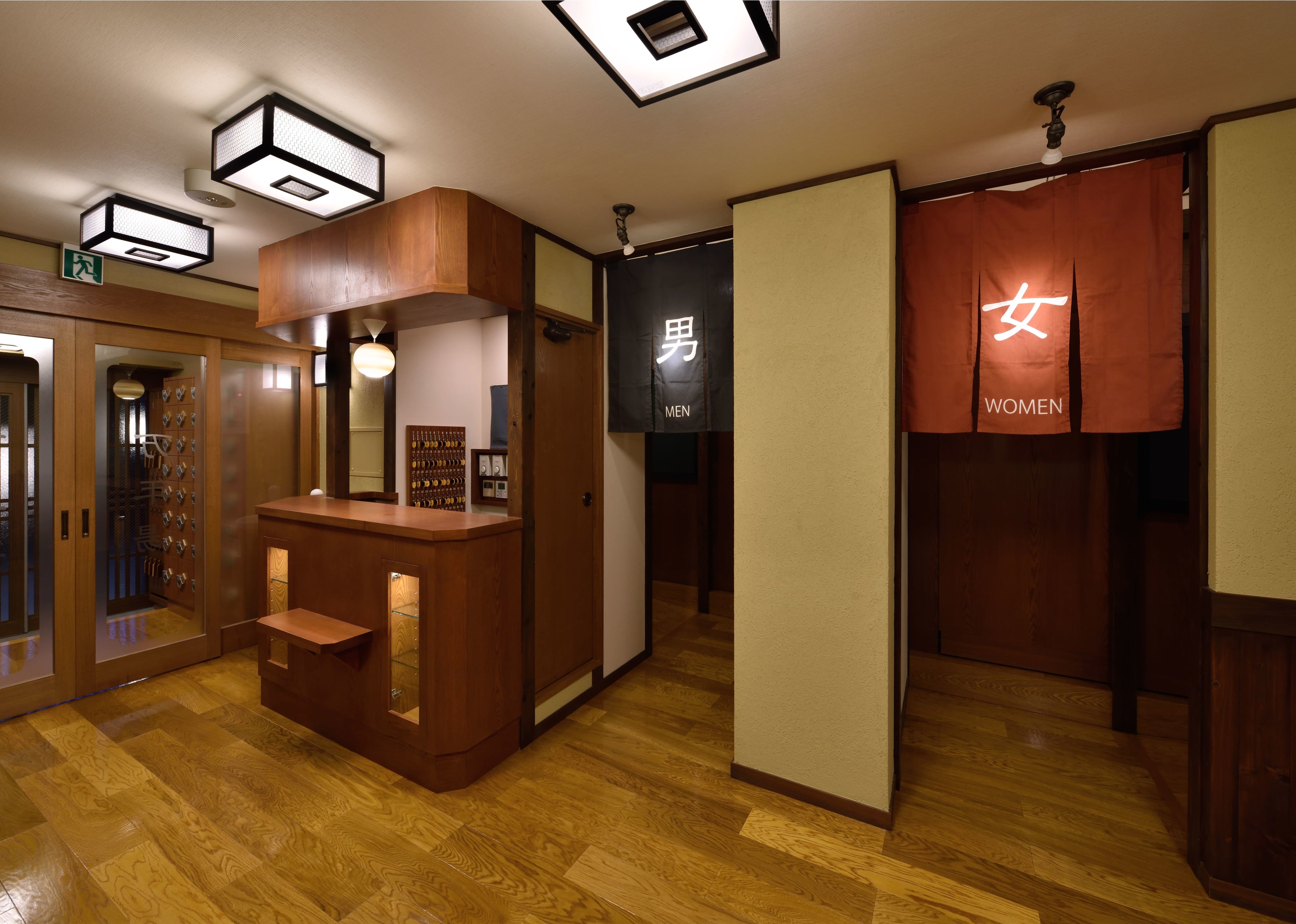 銭湯受付（イメージ）