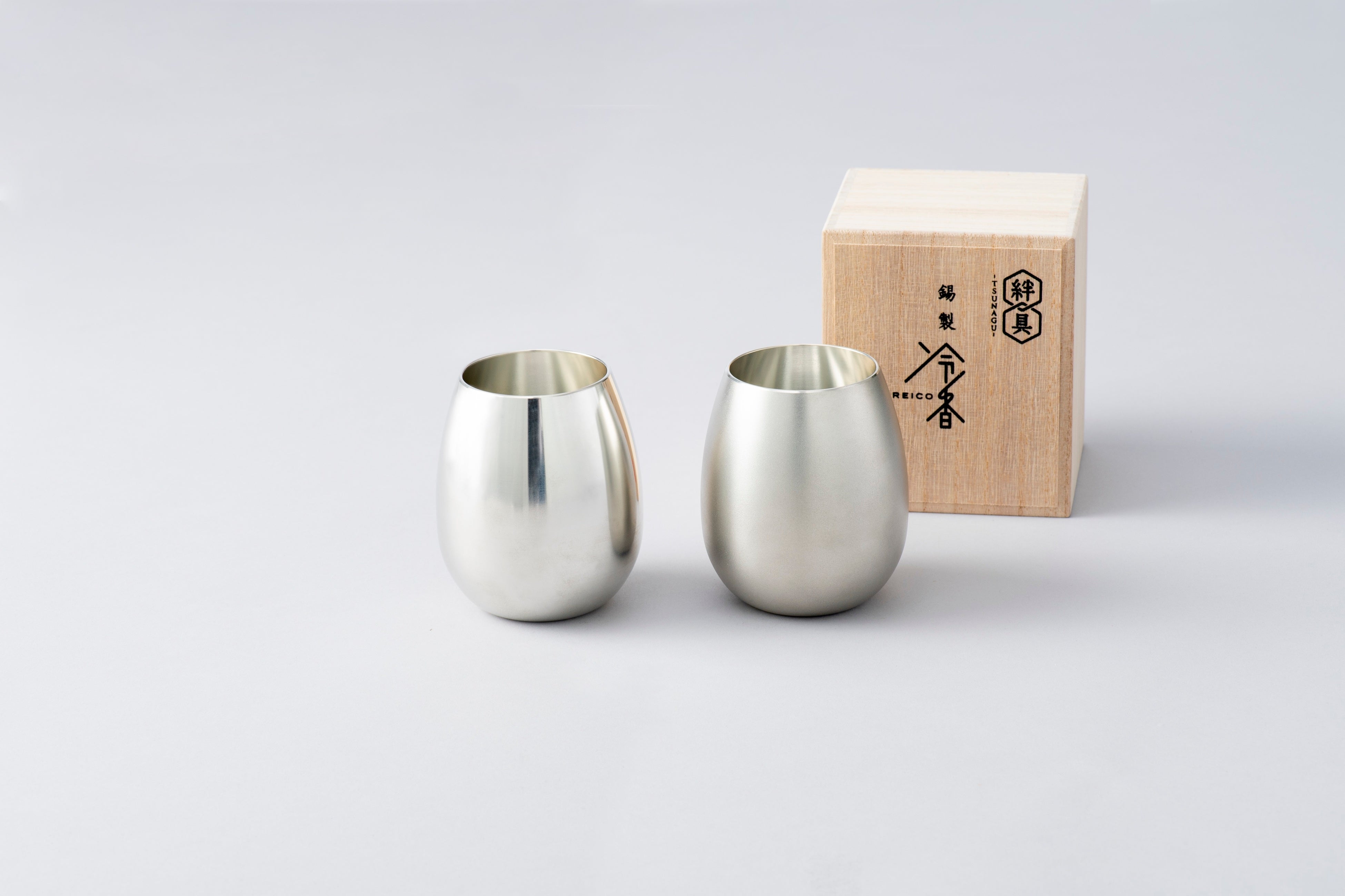 錫製タンブラー 冷香-reico-磨・白上
