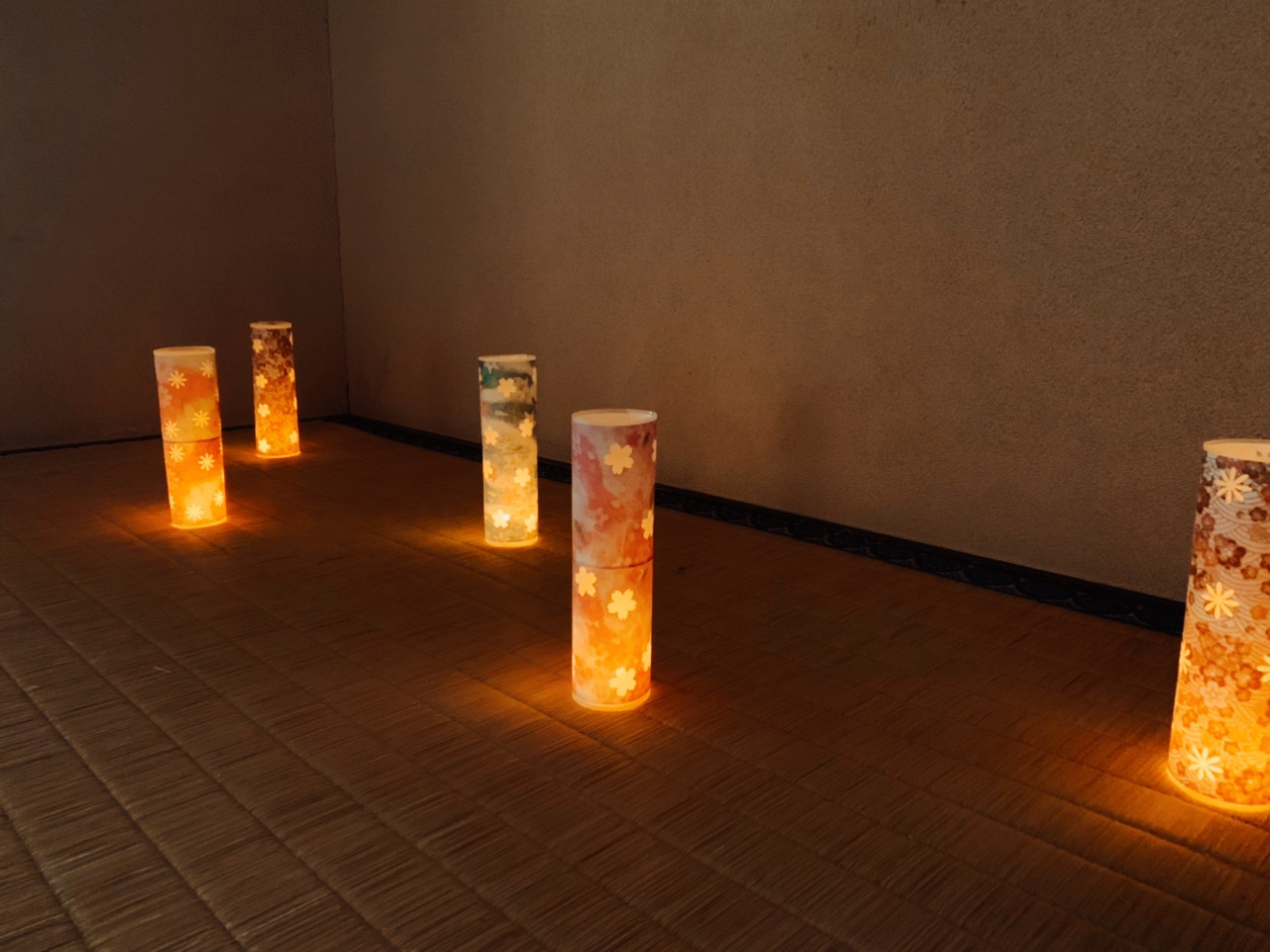 絵ろうそくまつりをイメージしたLEDキャンドル