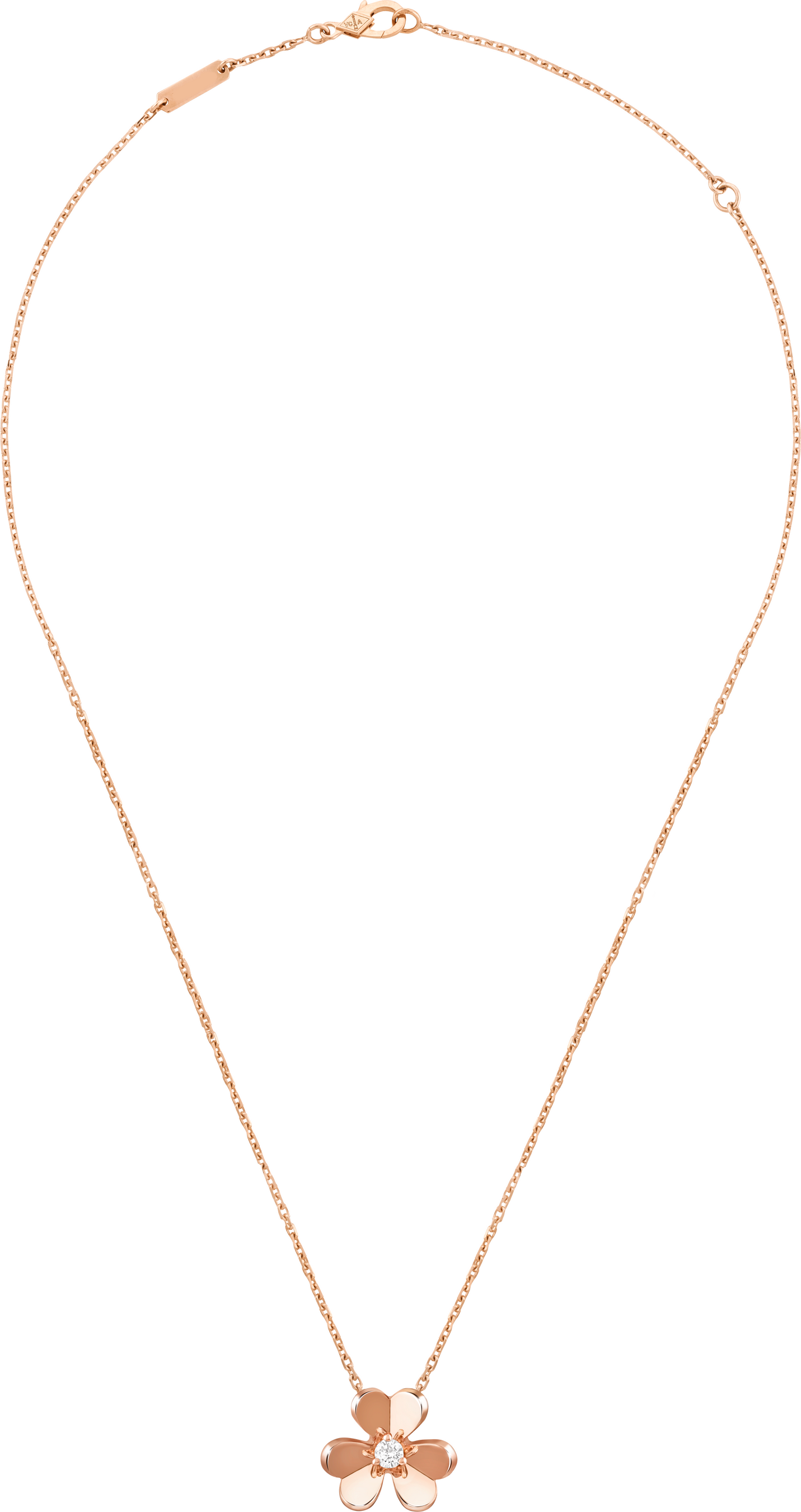 フリヴォル ペンダント、スモールモデル（ローズゴールド、ダイヤモンド）