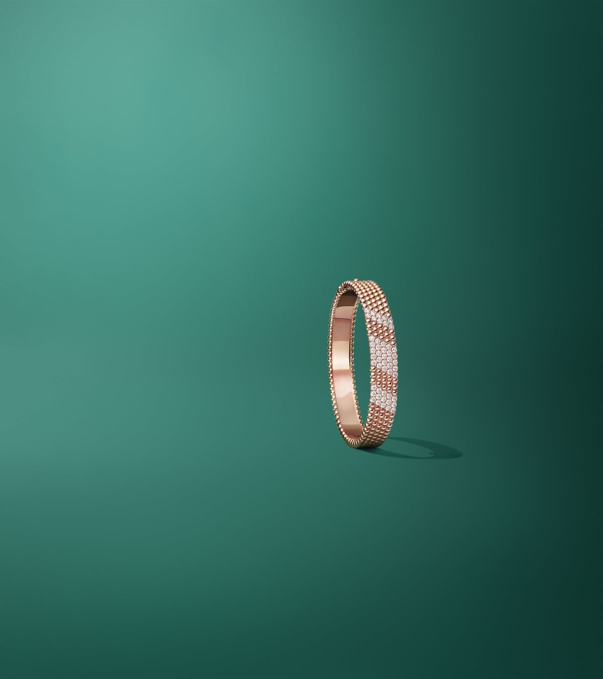 ペルレ ダイヤモンド ブレスレット 5連モデル(ローズゴールド、ダイヤモンド)