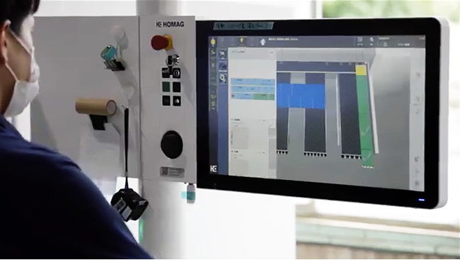 加工機械操作パネル