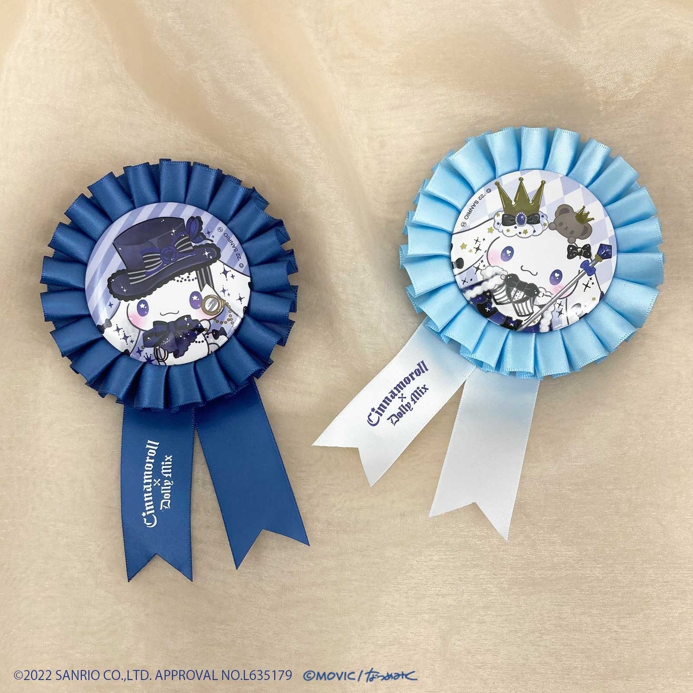 ◆ロゼット缶バッジ/税抜390円(税込429円)