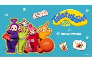 推し活にもぴったり!「テレタビーズ」とサンキューマートのコラボ雑貨が新登場!ALL390円(税込429円)で11月上旬より発売
