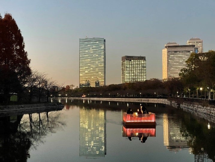 実証実験の状況（水上自動走行）