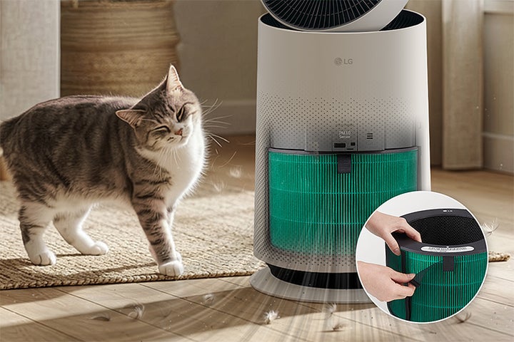 サーキュレーター搭載空気清浄機「LG PuriCare™ Pet Gen3」、本日4月28 サーキュレーター搭載空気清浄機「LG PuriCare™ Pet Gen3」、本日4月28