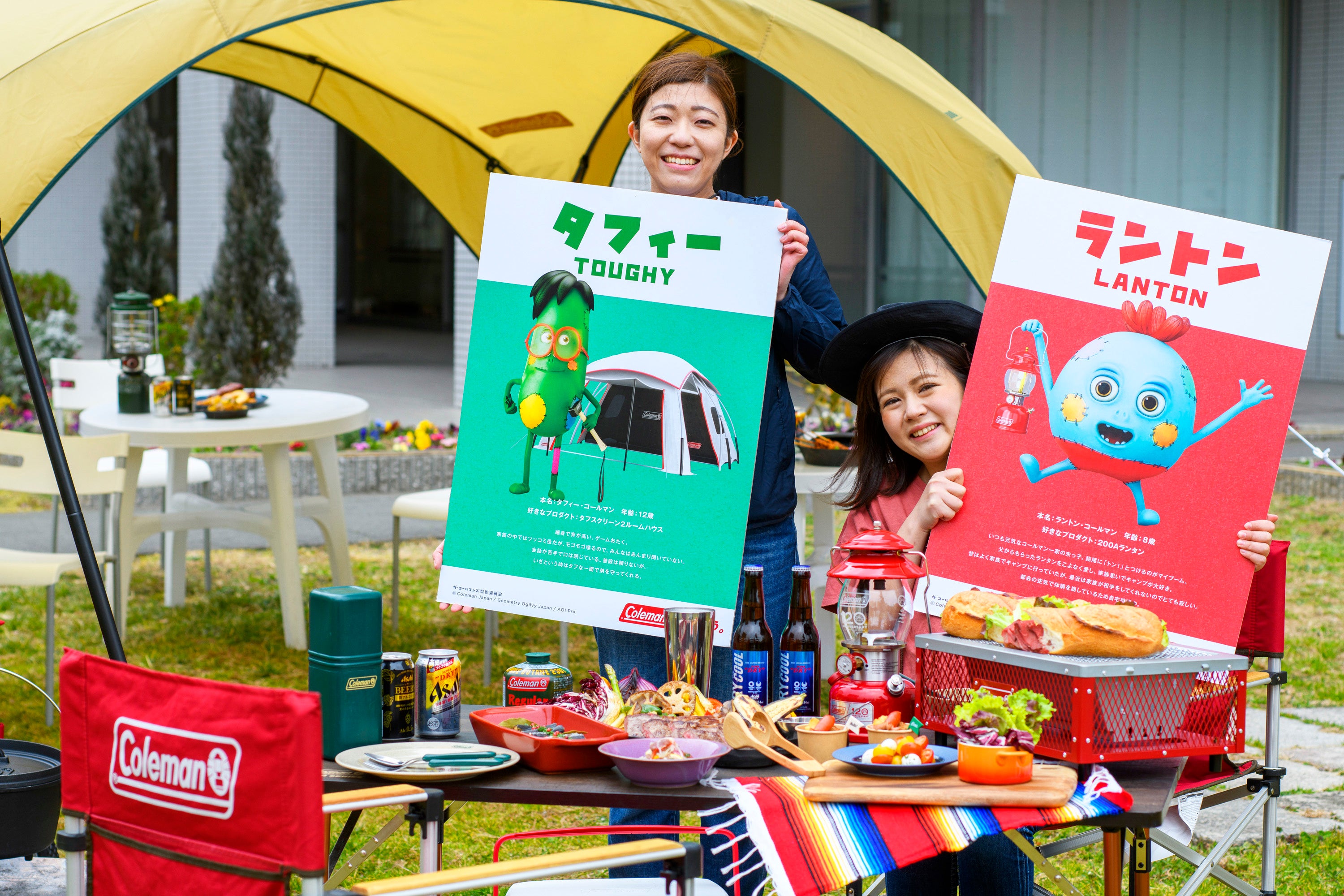 コールマンズと記念写真