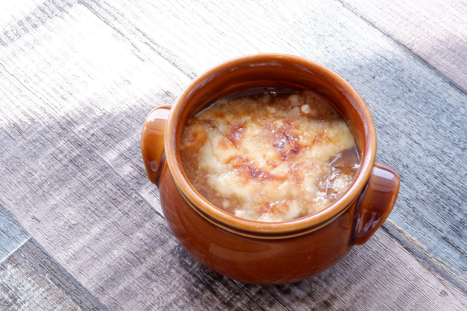 オニオングラタンスープにアレンジ