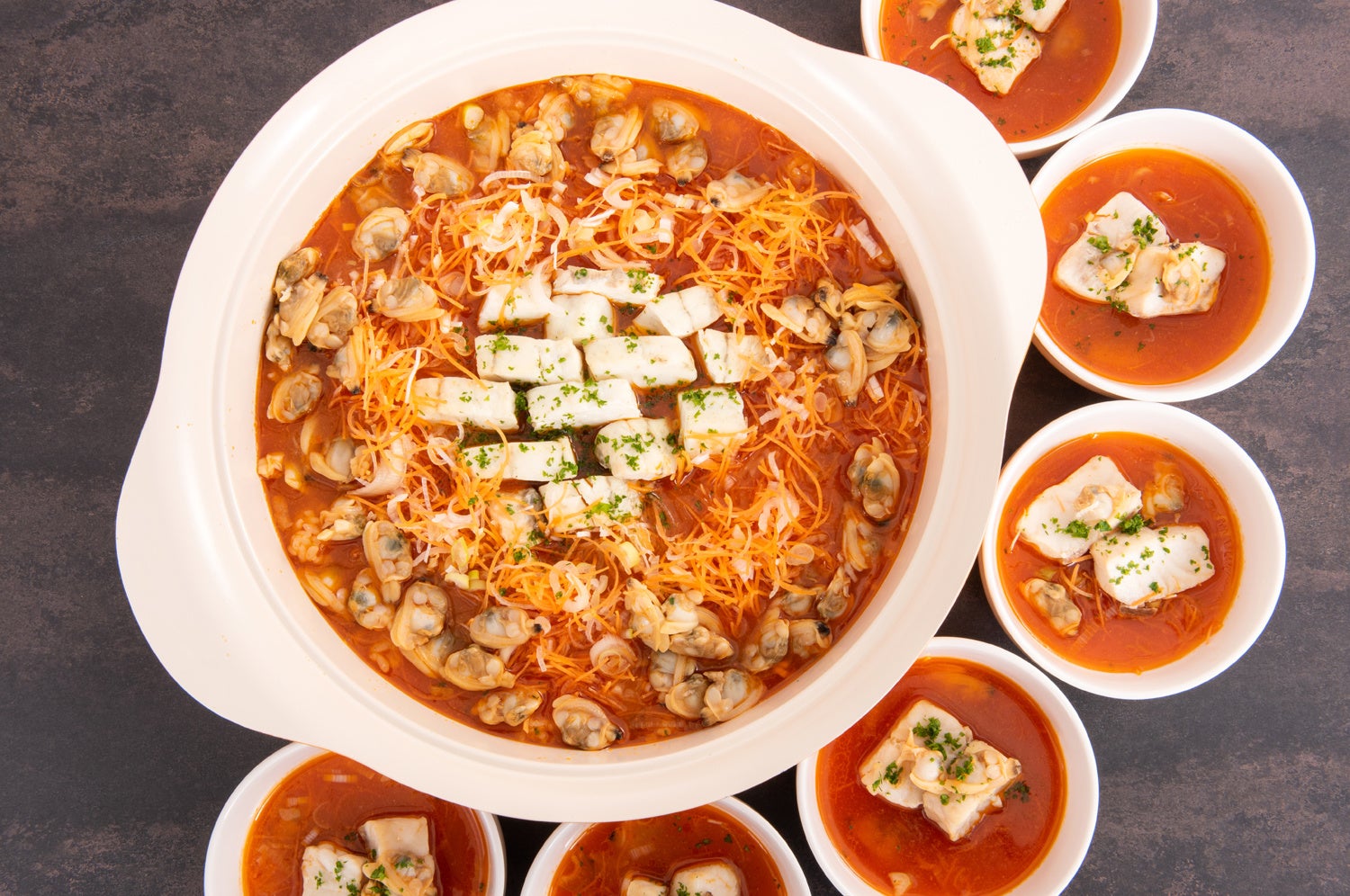 スズキの漁師風スープ