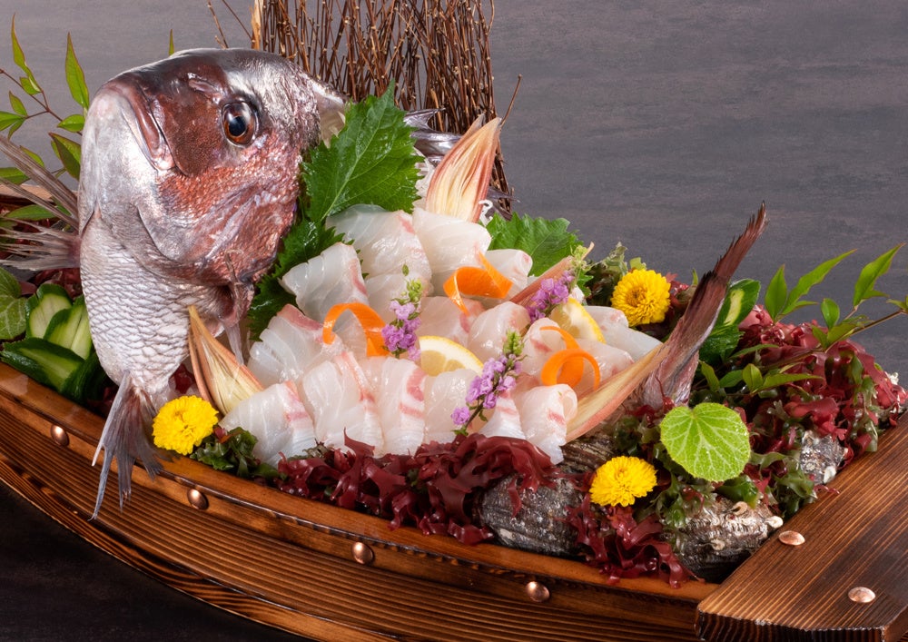 伊勢まだいのお造り