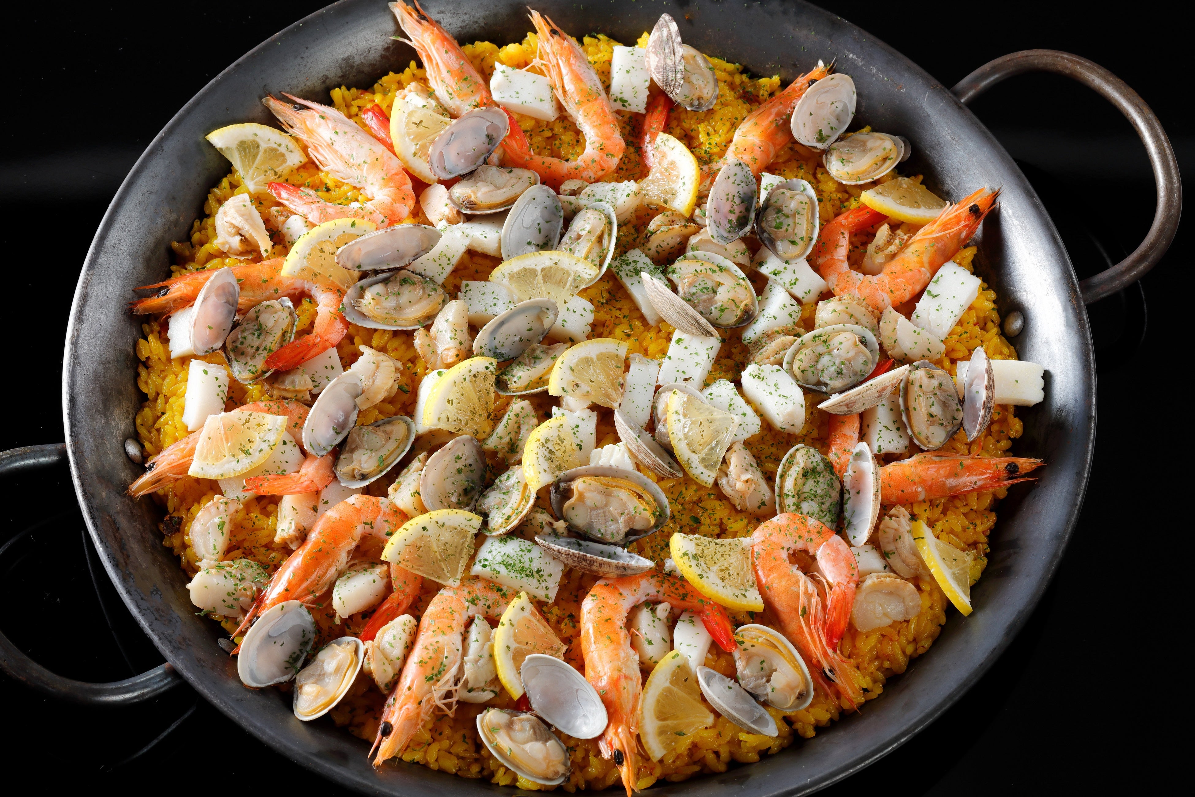 魚介のパエリア