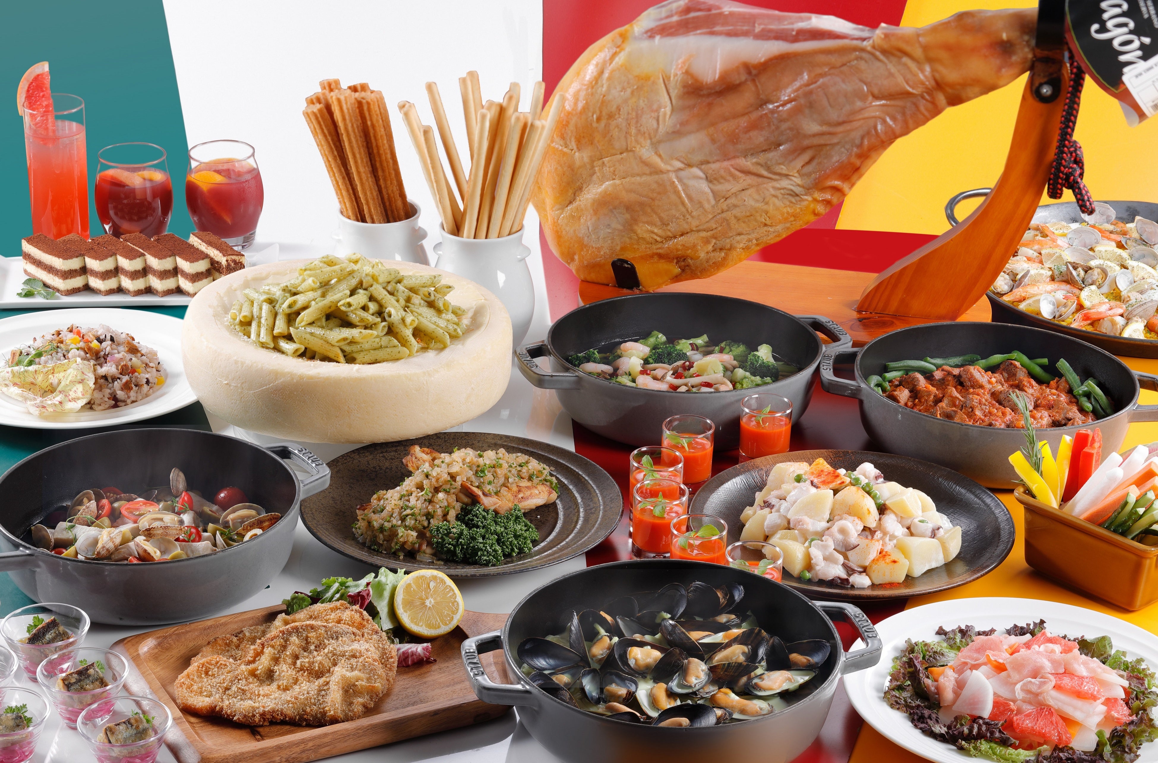 ディナーブッフェ料理