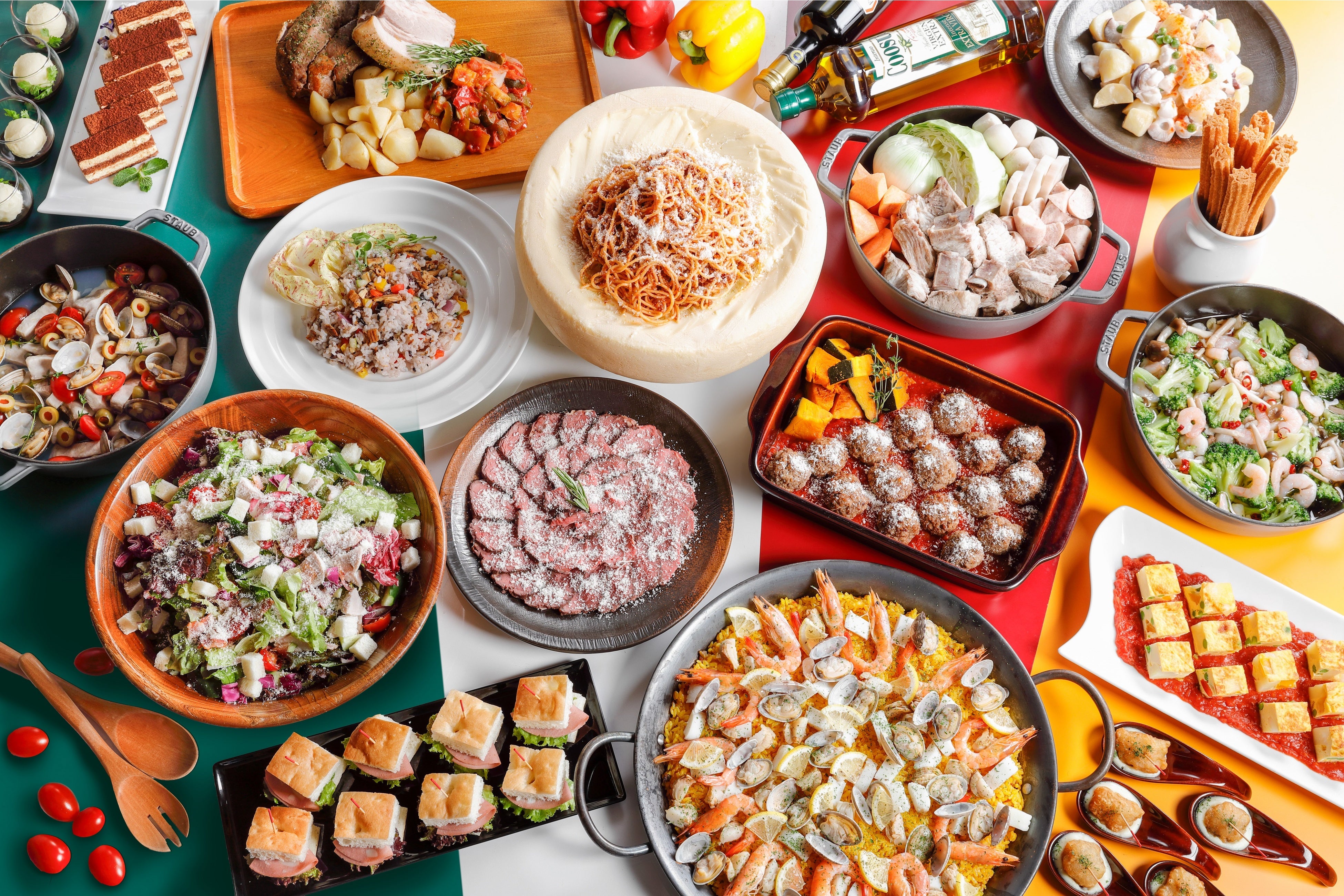 ランチブッフェ料理