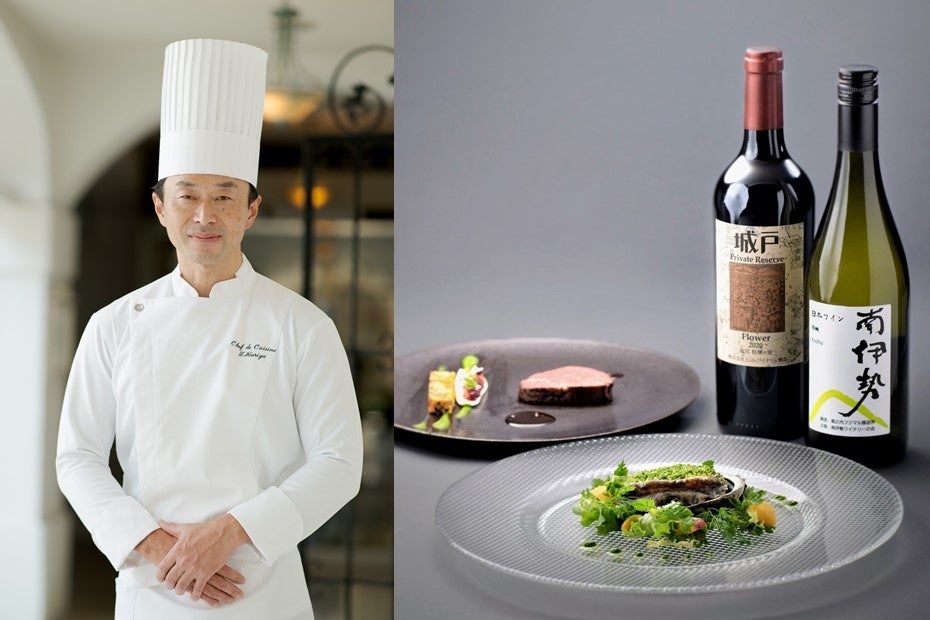 総料理長刈谷哲之と料理イメージ