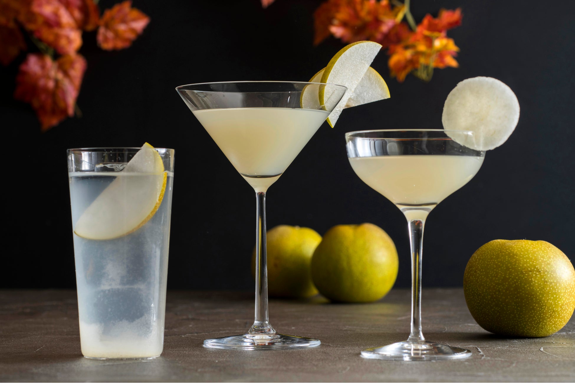 和梨のカクテル