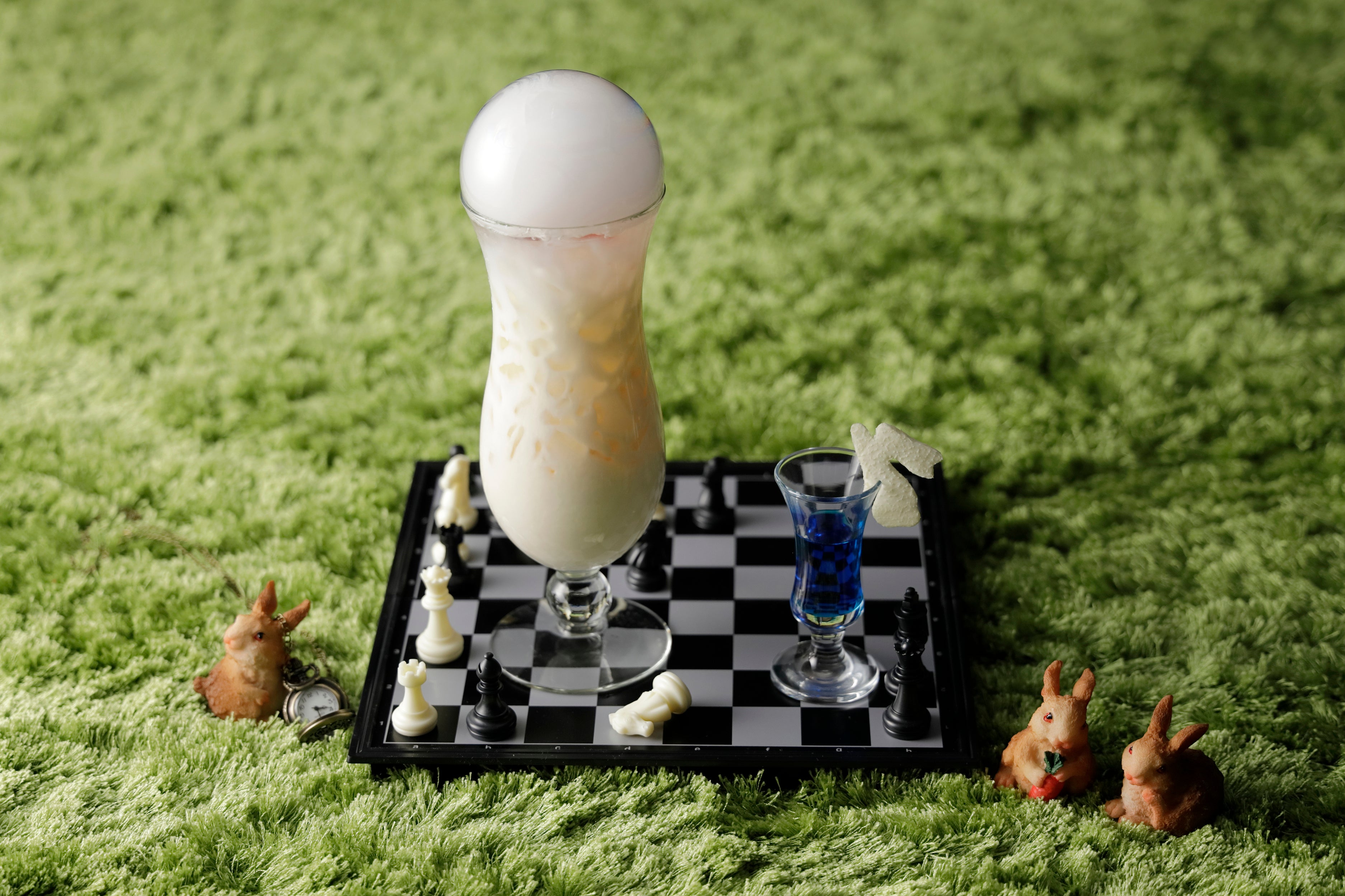 弾けるバブルの演出も楽しい