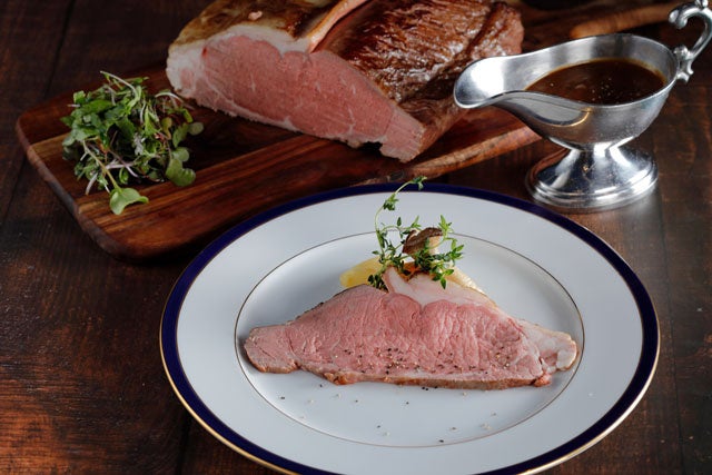 サーロインの低温ローストビーフ