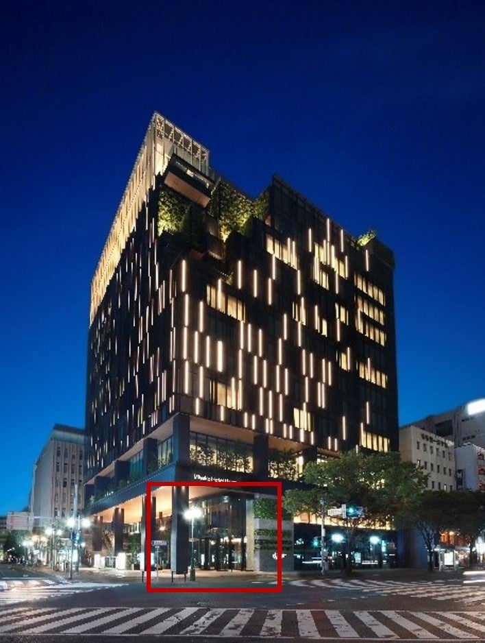 会場：ホテル1階エントランス前