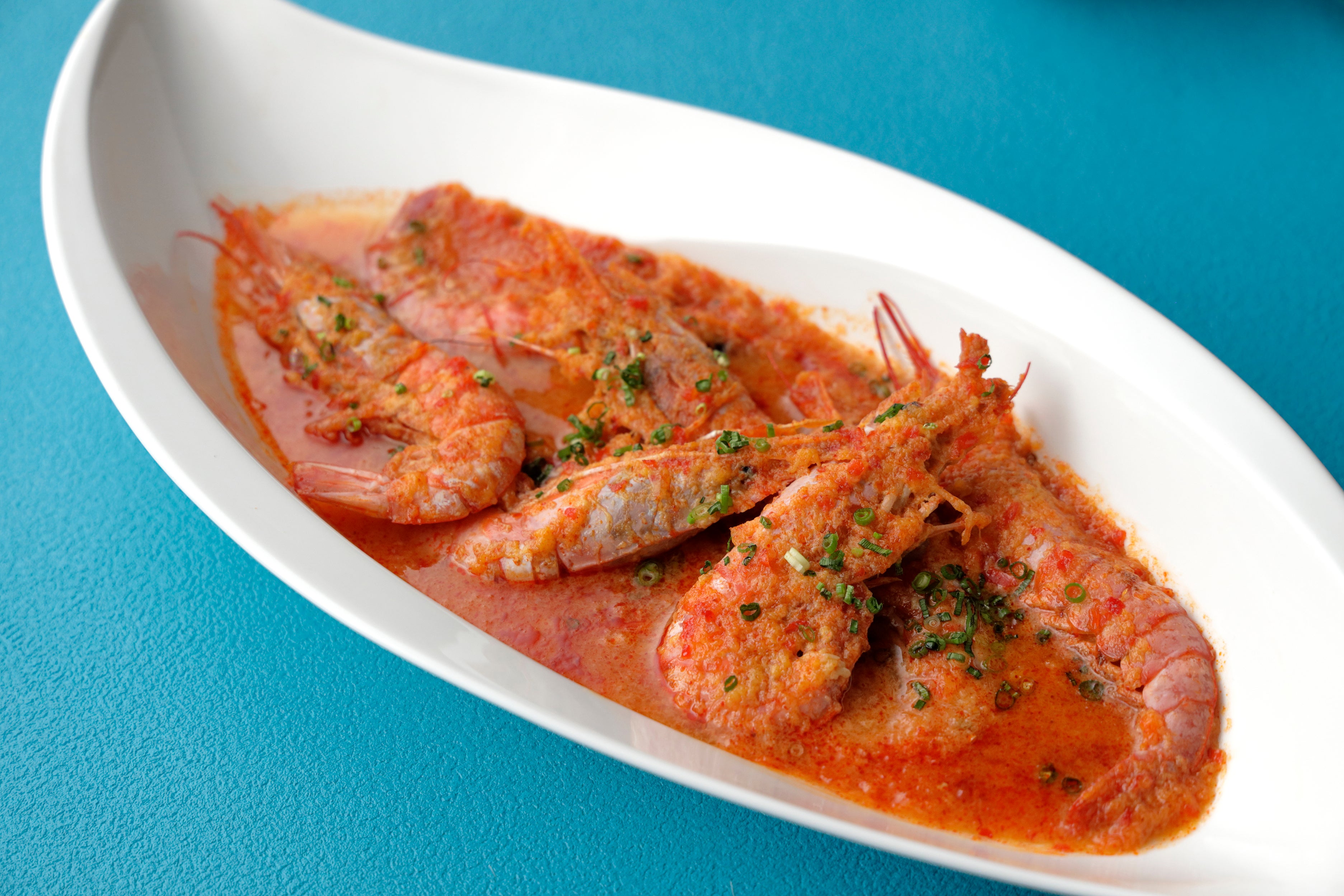 チリシュリンプ（有頭海老のチリソース炒め）