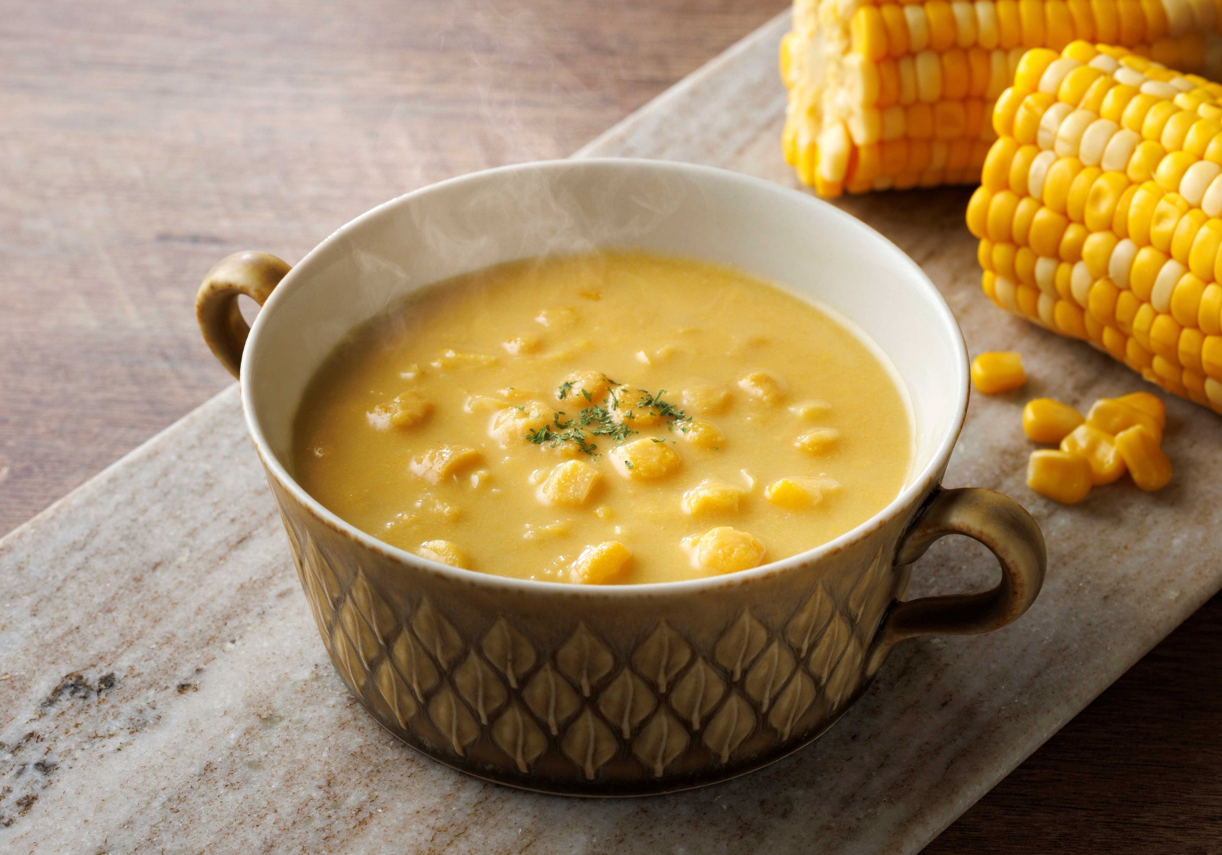北海道産とうもろこしのポタージュ