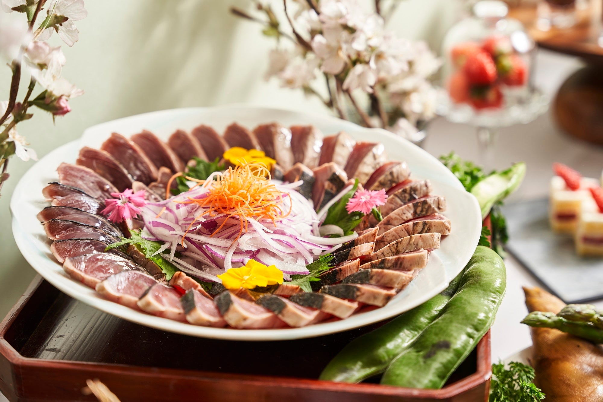 かつおのたたき香味野菜