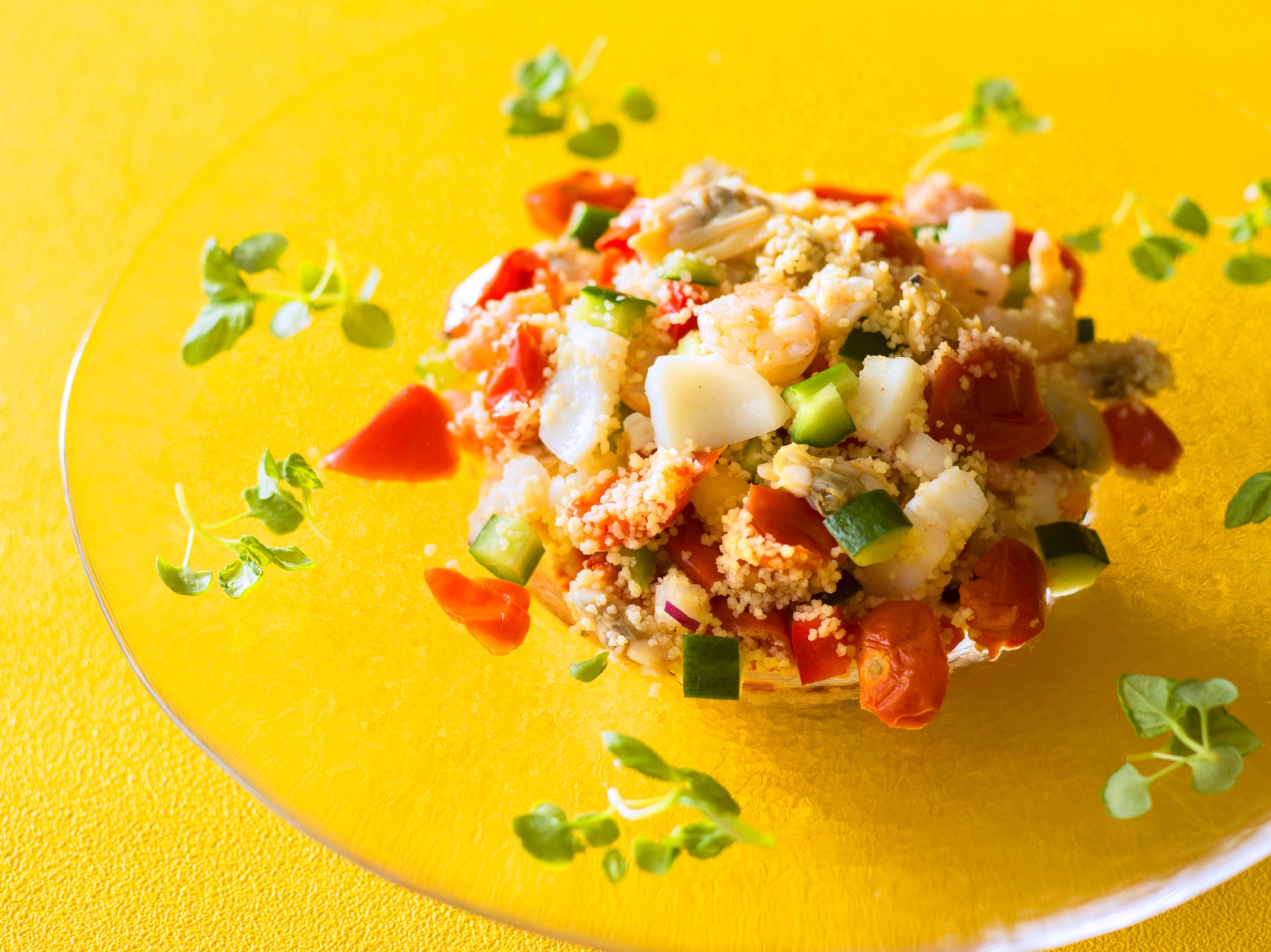 クスクスとシーフードのモロッカン風サラダ クスクスとシーフードのモロッカン風サラダ