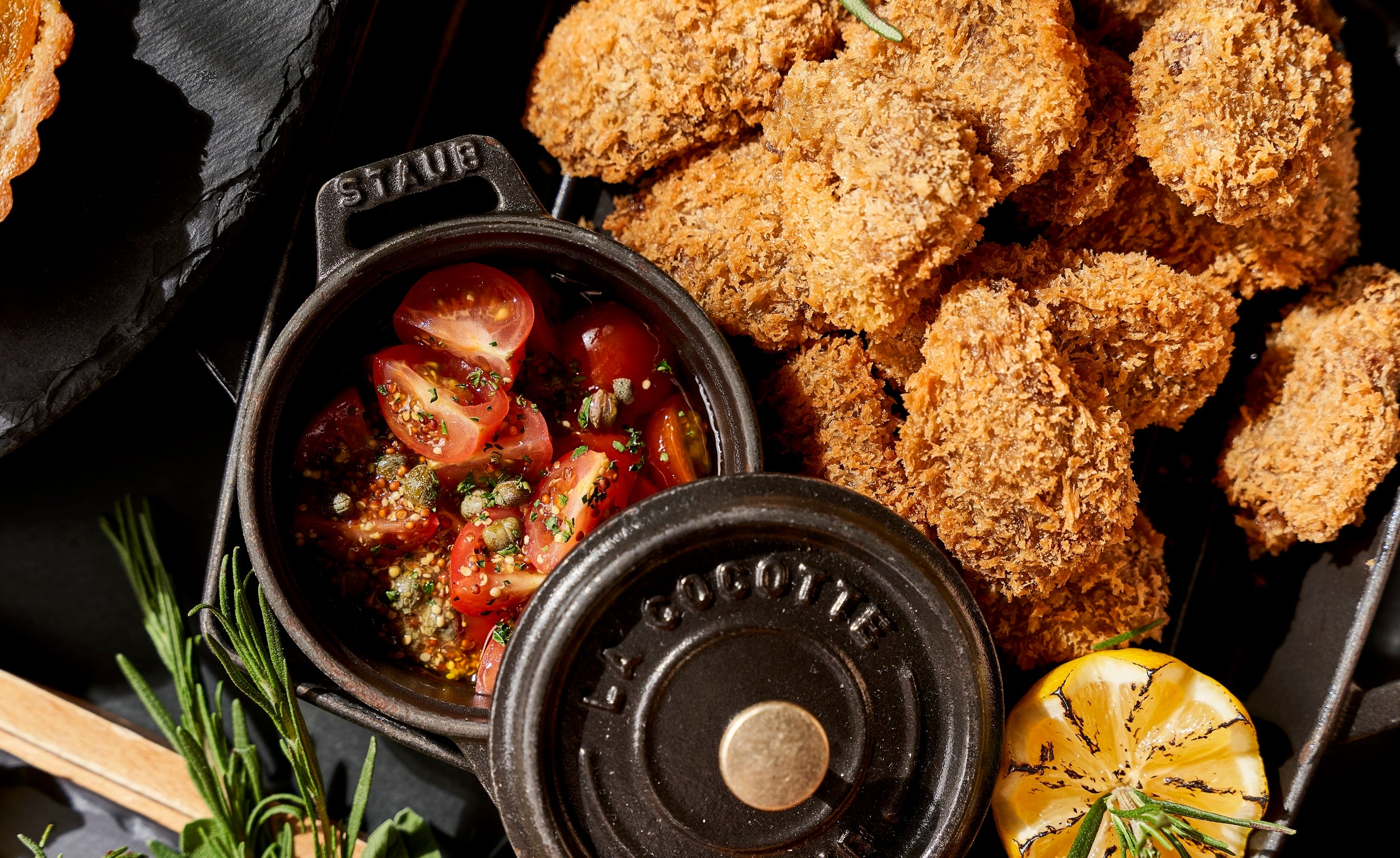 牛カツ　フレッシュトマトソース