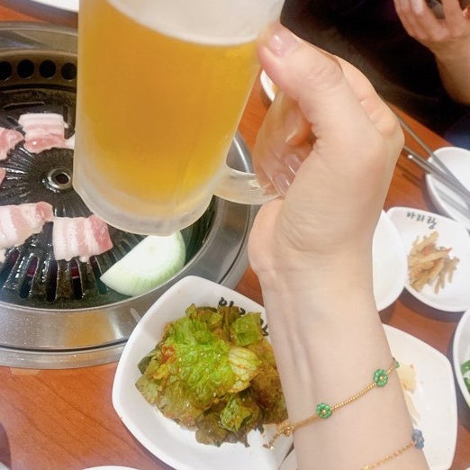 【投稿イメージ】サムギョプサルとビール