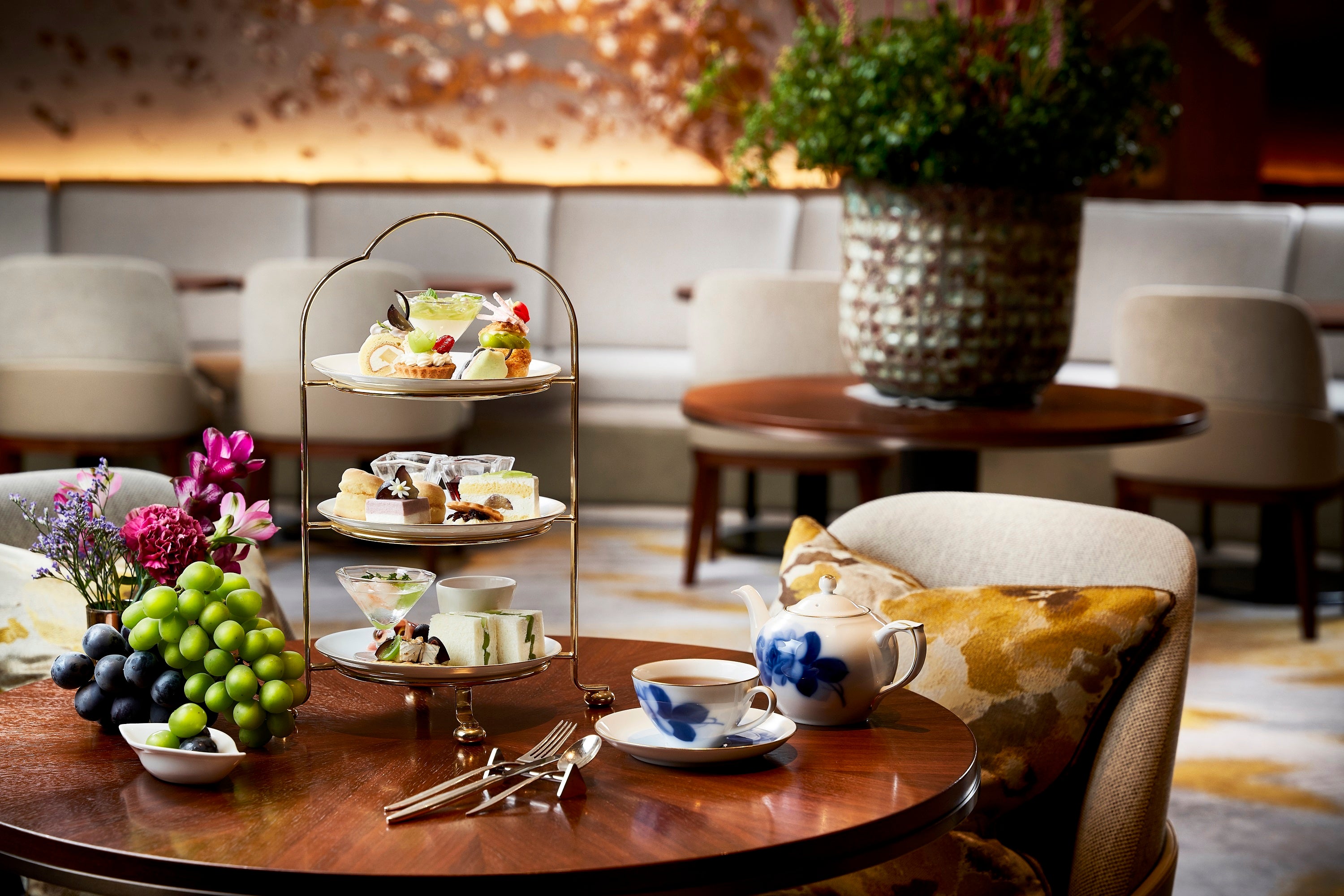 ぶどうのアフタヌーンティー