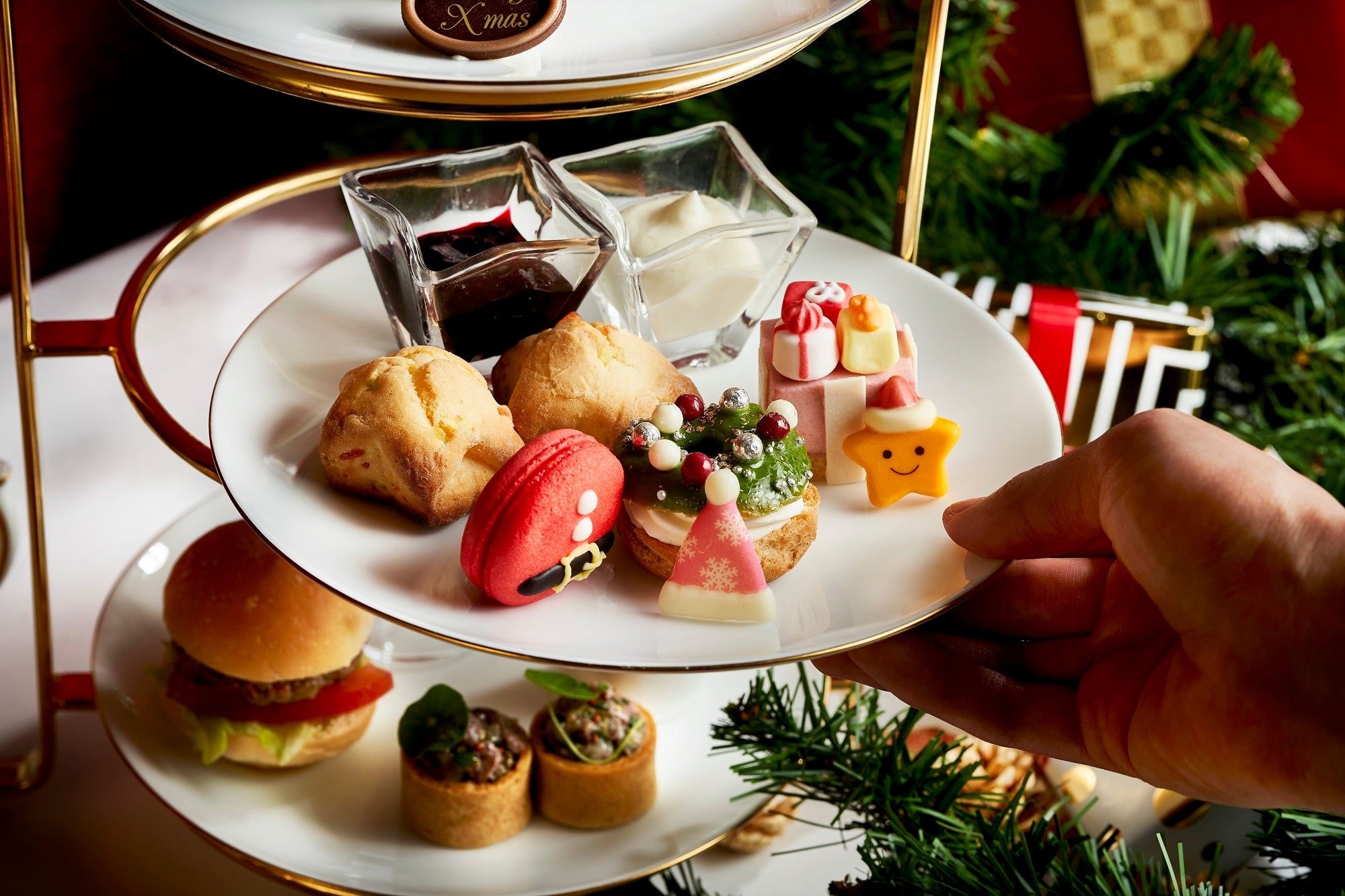 アフタヌーンティー2段目